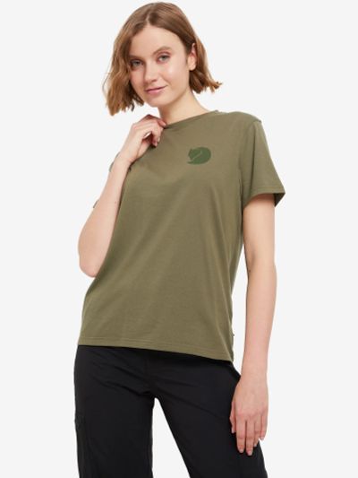 Лот: 22410279. Фото: 1. Футболка женская Fjallraven, Зеленый. Другое (спортивная одежда)