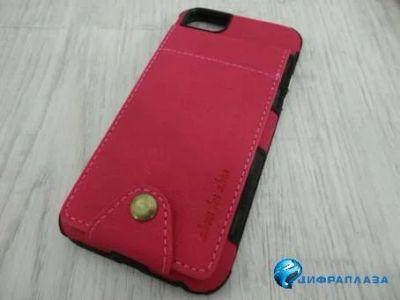 Лот: 13418564. Фото: 1. Чехол пластиковый iPhone 6 с визитницей... Чехлы, бамперы
