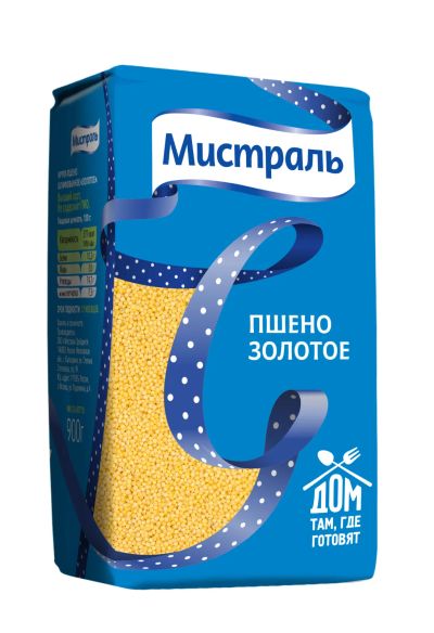 Лот: 19900559. Фото: 1. Пшено «Мистраль». Крупы, сыпучие продукты
