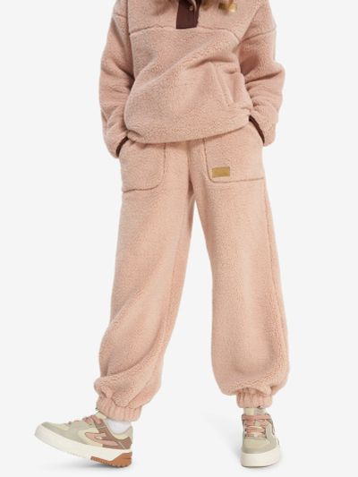 Лот: 25673205. Фото: 1. Брюки флисовые женские FILA, Бежевый. Спортивные брюки, штаны
