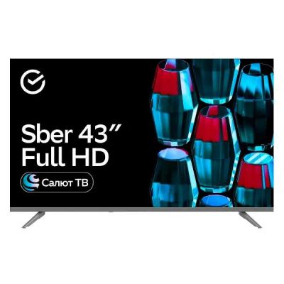 Лот: 25051554. Фото: 1. LED телевизор 43" Sber SDX-43F2014... Телевизоры