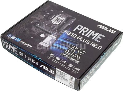Лот: 16690852. Фото: 1. Материнская плата ASUS PRIME H310-PLUS... Материнские платы