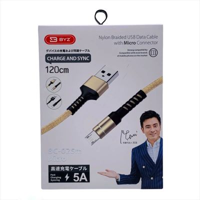 Лот: 22147859. Фото: 1. КАБЕЛЬ BYZ BС-025m USB-> micro... Дата-кабели, переходники