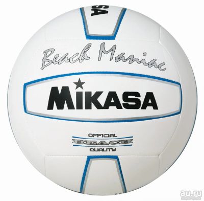 Лот: 12882346. Фото: 1. Мяч для пляжного волейбола MIKASA... Мячи, ракетки, шайбы, клюшки