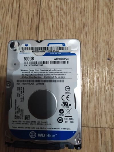 Лот: 18453040. Фото: 1. жесткий диск 500 Gb для ноута. Жёсткие диски (HDD)
