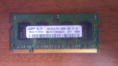 Лот: 7520005. Фото: 1. Память для ноутбука Samsung ddr2... Оперативная память