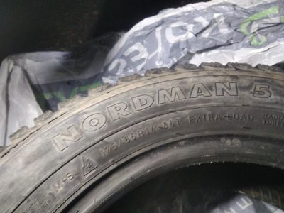 Лот: 25776670. Фото: 1. 4 шт 175-65-14 Nokian Nordman... Шины
