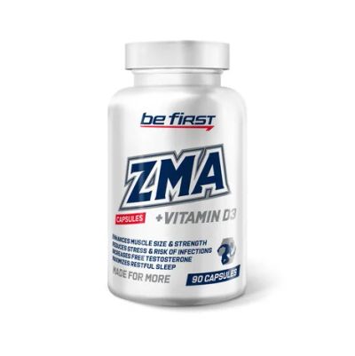 Лот: 17061362. Фото: 1. ZMA+vitamin D3 от Be First 90... Спортивное питание, витамины
