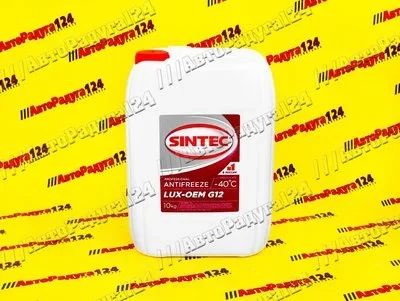 Лот: 18651117. Фото: 1. Антифриз красный Sintec Lux G12... Масла, жидкости