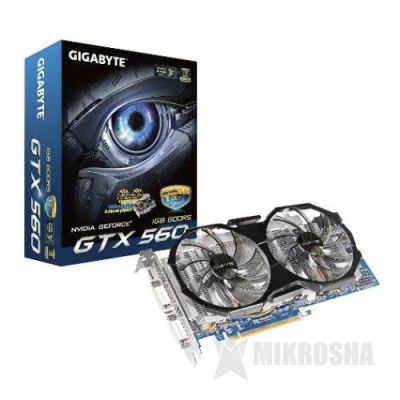Лот: 4604775. Фото: 1. Видеокарта Gigabyte GTX560 (GV-N56GOC-1GI... Компьютеры в сборе