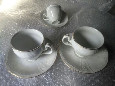 Лот: 15760997. Фото: 1. Элегантный Чайно-кофейный набор... Кружки, стаканы, бокалы