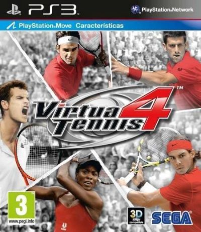 Лот: 3085575. Фото: 1. Virtual Tennis 4 (с поддержкой... Игры для консолей