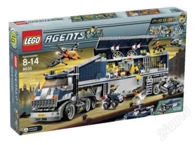 Лот: 2910555. Фото: 1. Lego Agents . Передвижной командный... Конструкторы