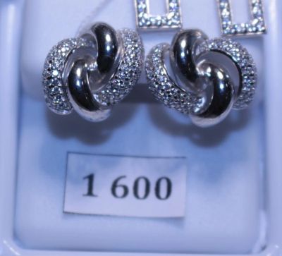 Лот: 7563916. Фото: 1. Серьги 925. Серьги, каффы