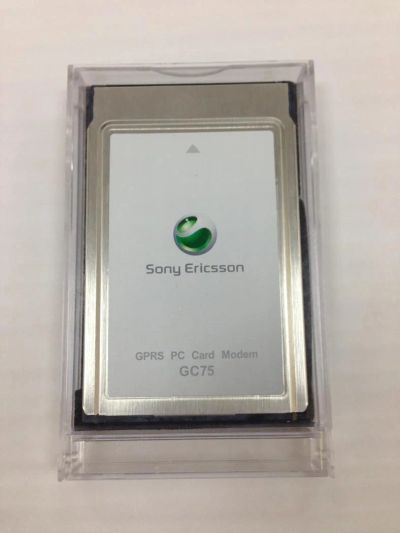 Лот: 5302356. Фото: 1. pcmcia модем Sony ericsson GC75... Беспроводные модемы