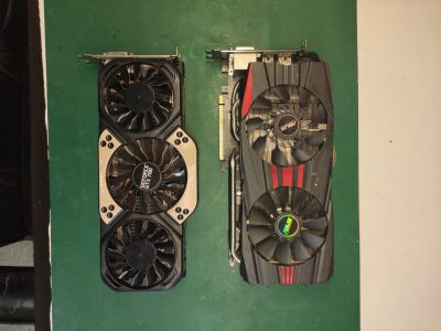 Лот: 18881522. Фото: 1. Видеокарты не рабочие gtx780 3gb... Видеокарты