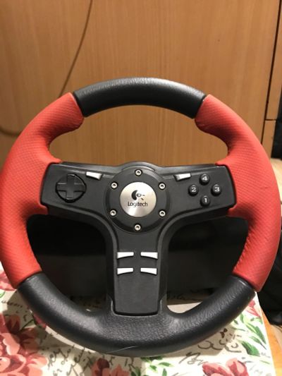 Лот: 15790002. Фото: 1. руль logitech formula force ex. Рули, джойстики