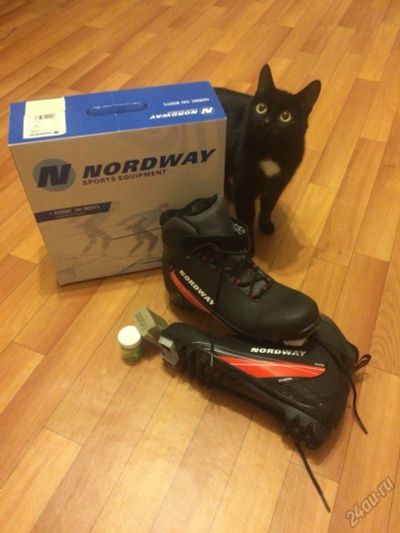 Лот: 8090834. Фото: 1. Бoтинки для беговых лыж Nordway... Ботинки, полуботинки