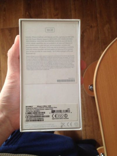 Лот: 9467912. Фото: 1. Iphone 5 16gb silver. Смартфоны