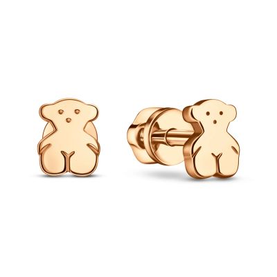 Лот: 23894453. Фото: 1. Серьги-пусеты детские из золота. Серьги, каффы