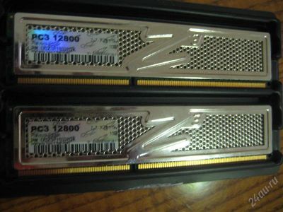 Лот: 988385. Фото: 1. Оператива OCZ PLATINUM 2*1GB PC3... Оперативная память