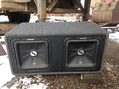 Лот: 7096572. Фото: 1. Kicker DS 12L32 двойной корпусной... Сабвуферы
