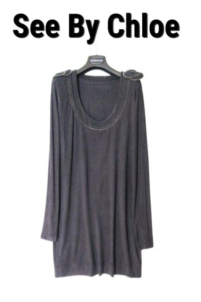 Лот: 16558716. Фото: 1. Трикотажное платье See by Chloe. Платья