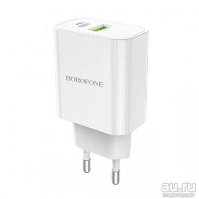 Лот: 17982471. Фото: 1. Адаптер 220V->Type-C PD20W + USB... Зарядные устройства, блоки питания, адаптеры сетевые для смартфонов