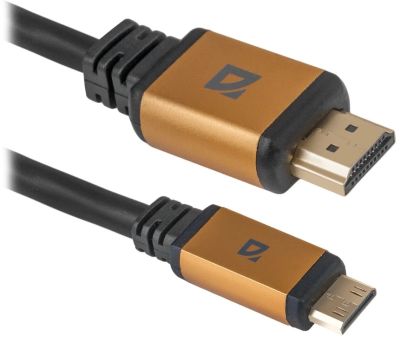 Лот: 10158696. Фото: 1. Кабель Defender HDMI-miniHDMI... Шнуры, кабели, разъёмы