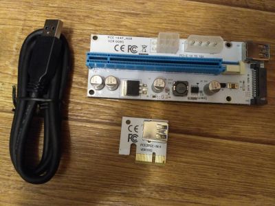 Лот: 10827083. Фото: 1. Райзер riser PCI-E ver 008S... Платы расширения, контроллеры, доп. порты