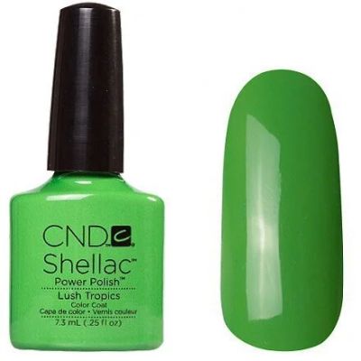 Лот: 6411860. Фото: 1. CND Shellac Цвет Lush Tropics. Лак для ногтей