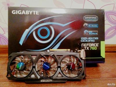 Лот: 8859837. Фото: 1. gigabyte gtx 760. Видеокарты