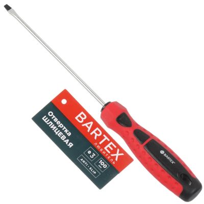 Лот: 24083112. Фото: 1. Отвертка плоская, Bartex, SL3... Ручной инструмент
