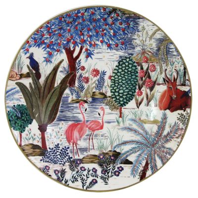 Лот: 24940079. Фото: 1. Тарелка суповая Gien Le Jardin... Тарелки, блюда, салатники