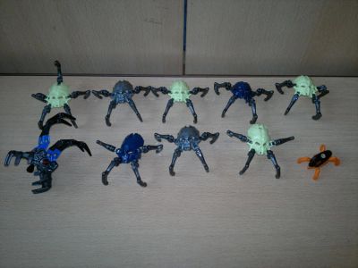 Лот: 8753388. Фото: 1. Лего Lego Bionicle Пауки. Конструкторы