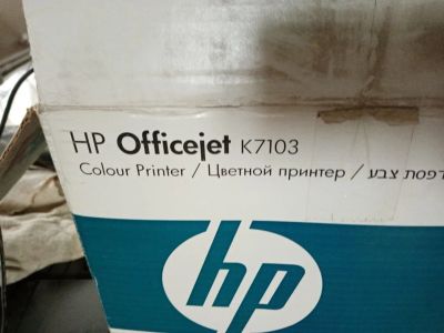 Лот: 17381660. Фото: 1. Цветной принтер HPofficejet K7103. Картриджи, расходные материалы