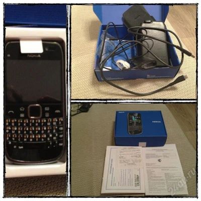 Лот: 2416398. Фото: 1. Nokia E6-00 Black. Смартфоны