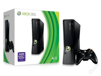 Лот: 1575106. Фото: 1. Xbox 360 Slim 4Gb Прошиваемый... Игровые приставки, консоли
