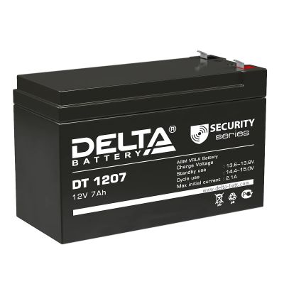 Лот: 17056263. Фото: 1. Аккумулятор Delta DT 1207 12 В... Аккумуляторы