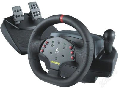 Лот: 499293. Фото: 1. Игровой руль Logitech MOMO. Рули, джойстики