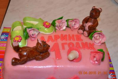 Лот: 5402464. Фото: 1. тортик для малышки. Торты, пирожные