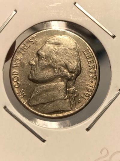 Лот: 19468320. Фото: 1. США 5 центов, 1991Jefferson Nickel... Америка