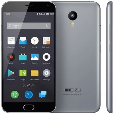 Лот: 6428203. Фото: 1. Смартфон Meizu M2 Note, 16Гб серый... Смартфоны