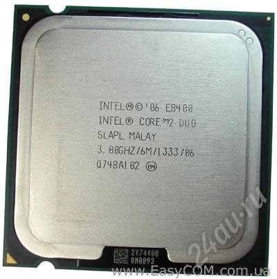 Лот: 206263. Фото: 1. проц intel core2duo e8400 2x3... Процессоры