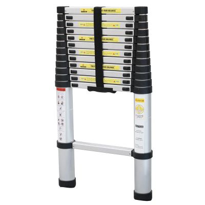 Лот: 15733520. Фото: 1. Лестница ХК телескопическая, алюминиевая... Стремянки, подмости, строительные леса