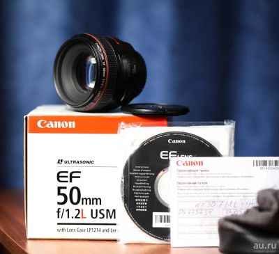 Лот: 8923083. Фото: 1. Объектив Canon EF 50mm f/1.2L... Объективы