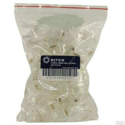 Лот: 13830905. Фото: 1. Коннектор 5BITES US007A RJ-45... Другое (сетевые устройства)
