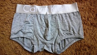 Лот: 3747844. Фото: 1. Боксеры мужские calvin klein серые. Нижнее бельё, плавки, шорты для плавания