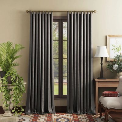 Лот: 25042549. Фото: 1. Портьера Askona Home Palermo серый. Шторы, тюль
