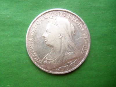 Лот: 19677003. Фото: 1. Великобритания 1 крона 1900 г... Великобритания и острова